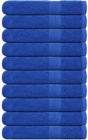 vidaXL Prosoape FROGN 10 buc., albastru, 100x200 cm, 360 g/m²