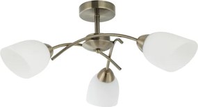 Lustră aplicată DONNA 3xE27/60W/230V patină