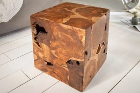 Masuta design unicat Square 40cm Teak