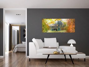 Tablou cu pescărie (120x50 cm)