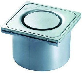 Piesa superioara cu capac din inox Kessel Oval System 125 12 cm fara protectie antifurt