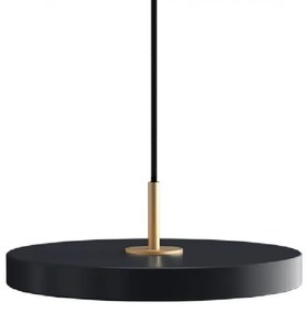 Lustra LED design scandinav Asteria mini - anthracite grey/ auriu
