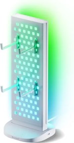 Nanoleaf NL7602K0001A023 - Stație de încărcare desktop LED RGBIC, reglabilă, 2700–6500 K, 5 V, alb