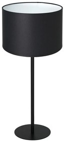 Lampă de masă ARDEN 1xE27/60W/230V d. 25 cm neagră/albă
