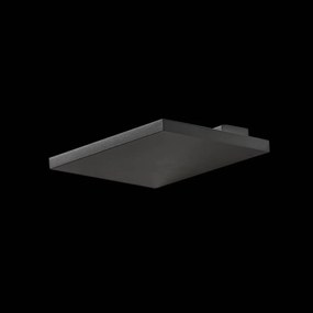 Aplica perete LED ambientala design modern LAMBDA neagra ZZ AZ3346