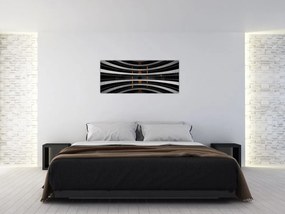 Tablou abstract - clădire (120x50 cm)