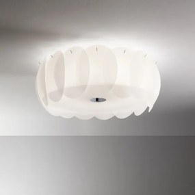 Ideal Lux - Plafonieră OVALINO 8xE27/60W/230V Ø 53,5 cm albă