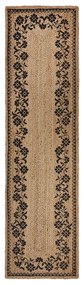 Covor tip traversă în culoare naturală din iută 60x230 cm Maisie – Flair Rugs