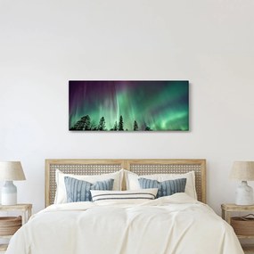 Tablou cu Northern Lights (120x50 cm)