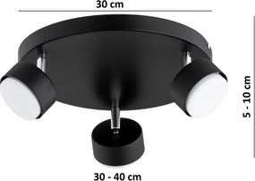Brilagi - Spot LED RGB dimabil MONO 3xGX53/14W/230V Wi-Fi Tuya, negru
