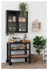 Pătură maro deschis din bumbac reciclat 130x180 cm Adana – House Nordic