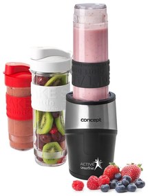 Blender cu accesorii Concept SM3385 ACTIVE SMOOTHIE 500W/230V negru