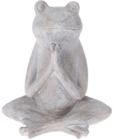 Decorațiune de grădină Broască șezând II, 16 x19,5 x 29 cm