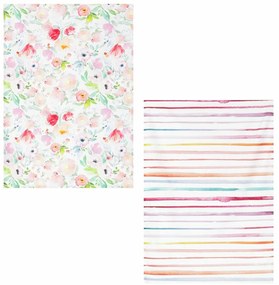Prosop de bucătărie Peonies în roz , 70 x 50 cm,set de 2