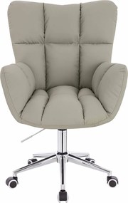 HR650K Scaun Culoare in Piele Ecologica Premium Soft cu Bază Cromata