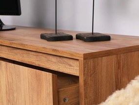 Masă TV/Dulap Lapin 140 (Nuc + Negru). 1088228