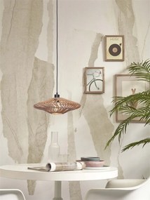 Lustra/Pendul eco din ratan Zanzibar flat 40cm S, nat