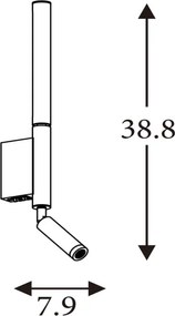 Searchlight 28127LT - Spot LED ARCHITECT LED/7W/230V maro