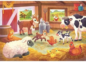 Farm Family Puzzle Clementoni 2x20 piese