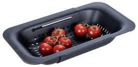 Strecurătoare extensibilă Wenko Black Outdoor Kitchen Sivo, negru