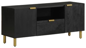 vidaXL Dulap TV, negru, 105x33x46 cm, lemn prelucrat