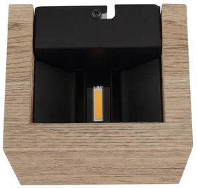 Aplică LED Globo 15553W1W ALINA LED/8W/230V maro