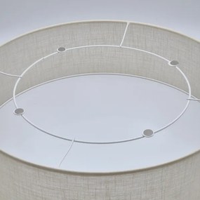 Plafonieră SIRJA DOUBLE 4xE27/15W/230V d. 45 cm crem