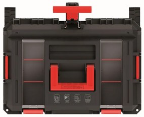 Valisa cu roti A, 40 cm, organizator, negru