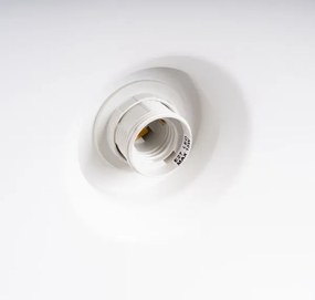 Lustră pe cablu Sollux SL.1702 BILO 1xE27/15W/230V d. 35 cm alb