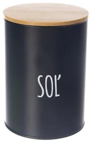 Orion Cutie de sare din tablă BLACK