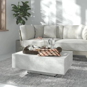 vidaXL Măsuță de cafea, gri beton, 85x55x31 cm, lemn prelucrat