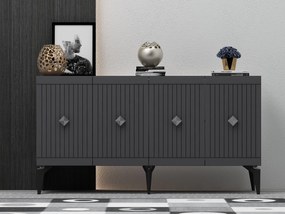 Dulap Lideke (antracit + argintiu) . 1093407