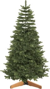 HOMCOM Brad artificial de Crăciun Brad Nobil, 1161 ramuri, 210 cm, verde | Aosom Romania