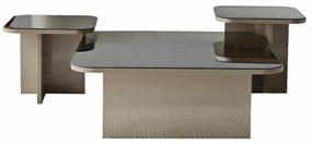 Set de măsuțe de cafea Jazz Beige and Bronze