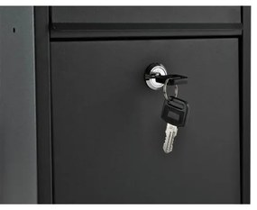 Cutie poștală neagră 21,7x32 cm