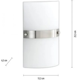 Aplică SQUARE 2xE14/40W/230V Paul Neuhaus 9846-55