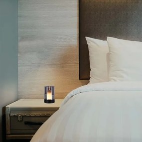 Lampă LED reîncărcabilă de masă LED/2W/5V 3000K negru