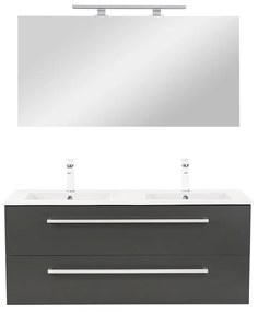 Mobilier complet de baie Vario Clam 120 antracit-antracit