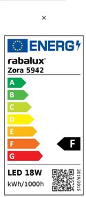 Lustra aplicata cu 4 spoturi LED Zora 5942 RX