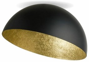 Lustra aplicata design decorativ Doris D-70cm negru/auriu