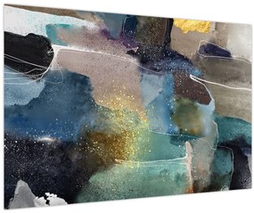 Tablou - Abstract acuarelă (90x60 cm)