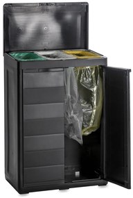 Dulap de reciclare ELEGANCE S - negru