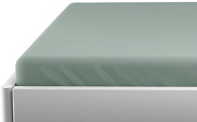 Cearsaf de pat jersey pentru patut copii mentol, 70x140 cm