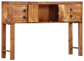 Masa consola, 120 x 30 x 80 cm, lemn masiv de acacia
