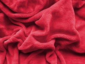 Cearsaf Cocolino microplus cu elastic SOFT 90x200 cm rosu inchis