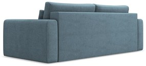 Canapea albastru-deschis extensibilă/cu spațiu de depozitare 238 cm Kapua – Makamii