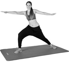 Covor de exerciții yoga MOVIT 190 x 100 x 1,5 cm gri