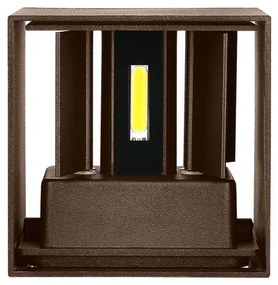 Aplică LED de exterior LED/11W/230V 3000K IP65 maro