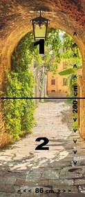 Fototapeta pentru usa SICILIA 86x200 cm