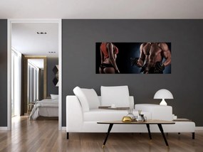Tablou - Fitness (120x50 cm)